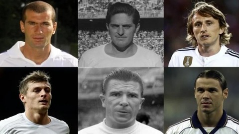 Top 5 tiền vệ Real Madrid xuất sắc nhất mọi thời đại